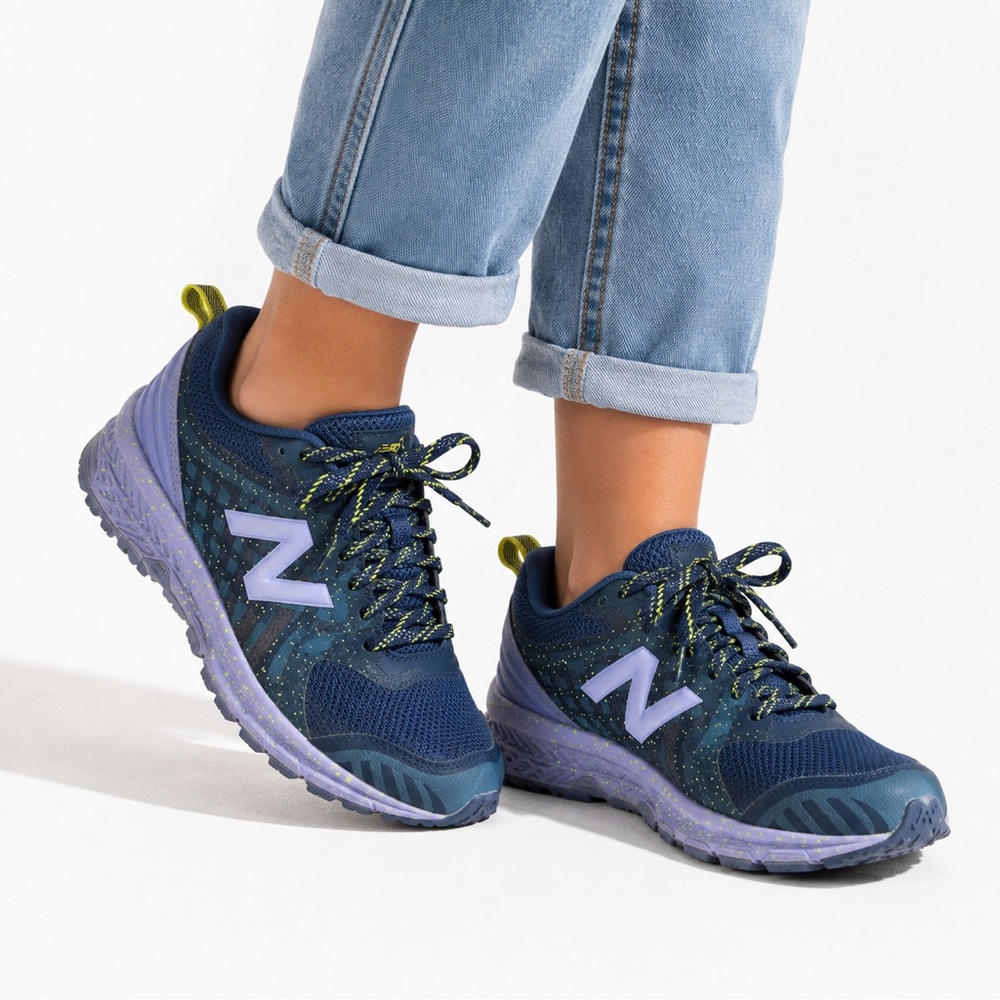 💜 New Balance 💙 kids Navy & purple Lavender Running Shoes